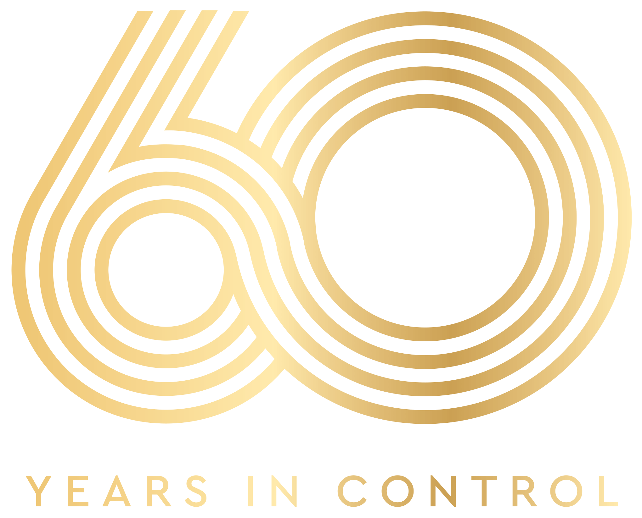 Bensons 60 Years In Control Logo